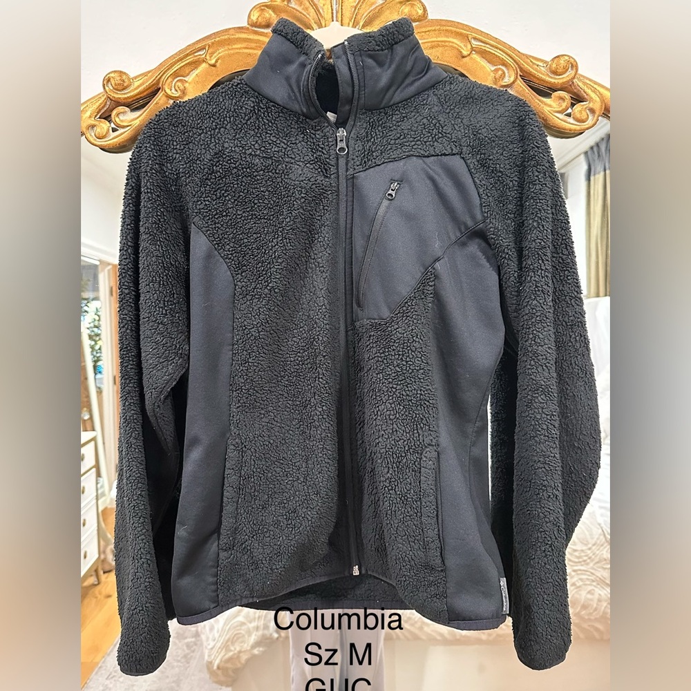 Columbia Black Sherpa Fleece Jacket